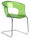 Stohovatelná židle Miss B1 (Scab Design), chromové podnoží, sedák z recyklovaného akrylu, cena 3 277 Kč, DOPÁRU.CZ.