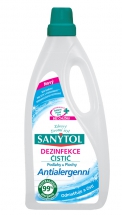 SANYTOL, dezinfekce antialergenní čistič na podlahy