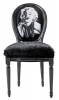 Židle Louis Marilyn, označení 73658, provedení rubberwood, umělá kožešina a bavlna, cena 8 200 Kč, KARE.