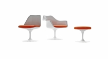 Jednonohá kolekce židlí Tulip Chair byla představena v roce 1956, kdy ji navrhl Eero Saarinen pro firmu Knoll. Tulip chair se stala populární mj. po použití v seriálu Star Trek, je součástí stálé sbírky Muzea moderního umění v New Yorku a obdržela několik ocenění.