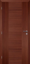 Plné dveře s dřevěným povrchem vypadají skvěle například u modelové řady SOLODOOR ARA. U dýhy je na výběr z 10 druhů dřeva.
