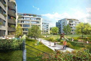 JRD Ecocity Malešice, exteriér