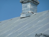 Stará hliníková střecha