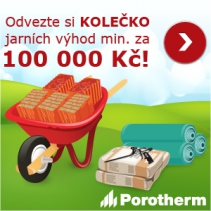 Kolečko jarních výhod - cihly Porotherm