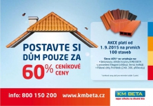 Postavte dům pouze za 60% ceníkové ceny