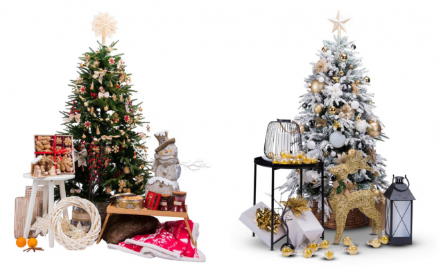 V nabídce najdete vánoční dekorace v různých stylech. Trendem letošních Vánoc jsou tradiční staročeské slaměné ozdoby a dekorace z přírodních materiálů i moderní ozdoby v elegantní bílé barvě. (Zdroj: Mountfield)