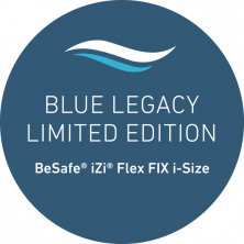 Modré potahy autosedaček BeSafe iZi Flex i-Size Blue Legacy jsou vyráběny z recyklovaných plastových lahví vylovených z oceánů (Zdroj: Babypoint)