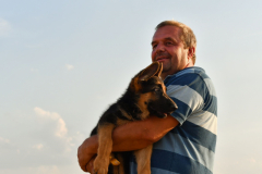 Milan Dvořák a pes Ronny (foto: Martin Prokeš)