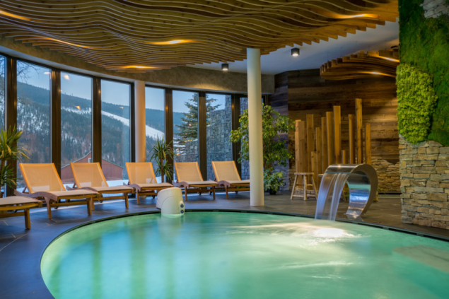 Vyhrajte víkendový wellness pobyt ve Špindlerově Mlýně nebo značkové designové župany v soutěži Viega – koupelna roku (foto: hotel Olympie)