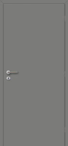Plné hladké dveře Masonite v povrchové úpravě CPL laminát v nové, prachově šedé barvě