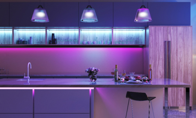Osvětlení kuchyňské linky RGB LED pásky