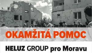 Okamžitá pomoc HELUZ GROUP pro Moravu