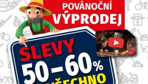 Povánoční výprodej na všechno. I na všechny sekačky a luxusní bazény (zdroj: Mountfield)