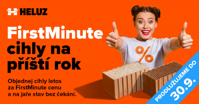 HELUZ zavádí výhodné FIRST MINUTE ceny na nákup cihel