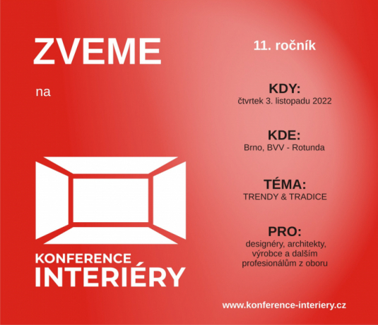 Konference INTERIÉRY bude o trendech a tradicích