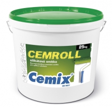 Pastovitá omítka Cemix CEMROLL silikát se vyznačuje vyššími hodnotami paropropustnosti. (CEMIX)