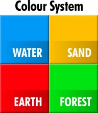 Z barev přírody Ceresit Colours of Nature, rozdělených pro lepší orientaci do čtyř skupin (WATER, SAND, EARTH a FOREST) a reprezentovaných čtyřmi prvky (modrým, červeným, žlutým a zeleným) si určitě vyberete.