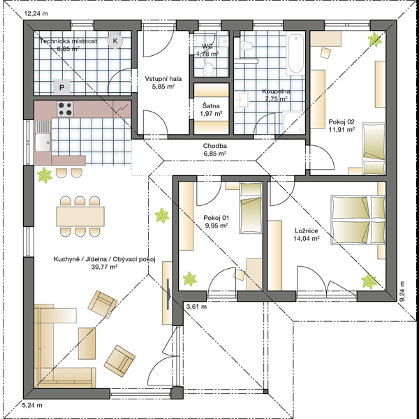 Bungalov Madera, Haas Fertigbau