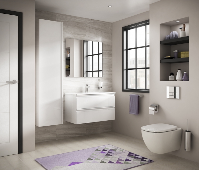 Kolekce TESI nabízí nejrůznější možnosti a varianty řešení jak pro klasické rodinné koupelny, tak pro samostatné toalety nebo menší koupelny k ložnicím apod. (Ideal Standard) Kolekce TESI nabízí nejrůznější možnosti a varianty řešení jak pro klasické rodinné koupelny, tak pro samostatné toalety nebo menší koupelny k ložnicím apod. (Ideal Standard)