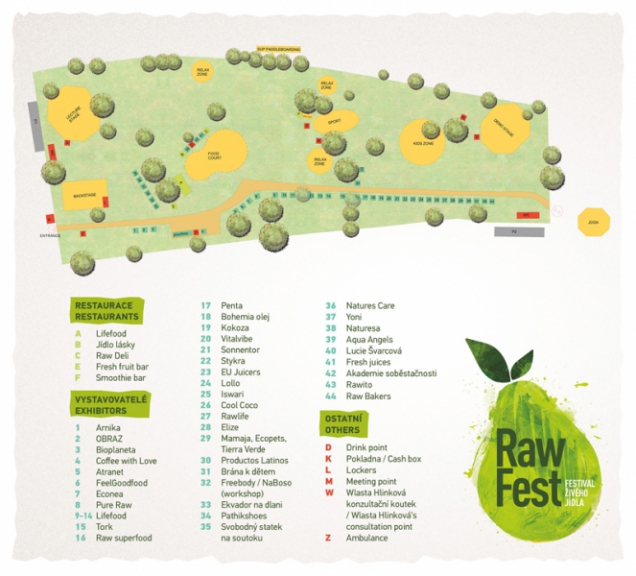 RAW FEST 2016 - Mapa