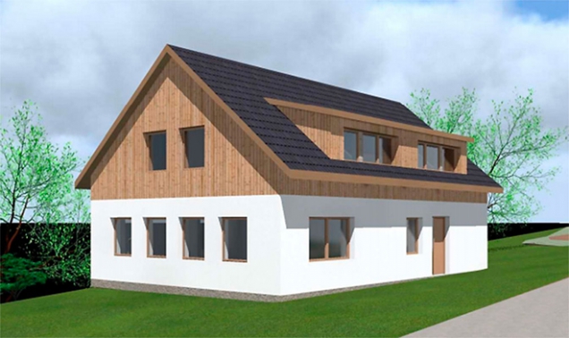 Pasivní rodinný dům Stříbrná (Zdroj: Isover50.cz)