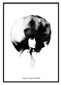 V jejich stylu: Akvarelový plakát Haircut od švédské umělkyně Magdaleny Tybori, 30 x 40 cm, www.nordicday.cz