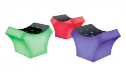 LED diody působí efektně i v nábytku vyrobeném z průsvitného materiálu. Cena jednotky s LED diodami je cca 2 000 Kč, PHILIPS