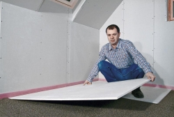 Příčky, podhledy, podlahy... Jasný a přesvědčivý důkaz univerzálnosti materiálu