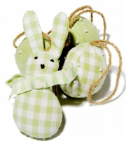 Textilní figurky Spot Green, cena 95 Kč za kus, www.bellarose.cz