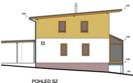Dům bude atypický s pultovou střechou