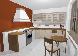 Součástí kuchyňského prostoru je menší jídelní stolek (GORENJE)