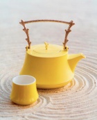 Čajová konvice The Vert z řady Tea Delight (Villeroy and Boch), porcelán, 1,2 l, cena 2 976 Kč, šálek na čaj 623 Kč, THE HOUSE OF VILLEROY and BOCH