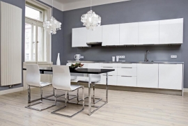 S ohledem na finanční limit padla volba na kuchyňskou linku Abstrakt značky IKEA