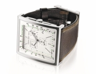 Hodinky Calvin Klein Jeans Boundary, ušlechtilá ocel, kožený pásek, chronograf, cena 8 990 Kč, DETAILS