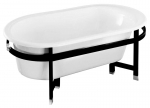 Litinová vana Tellieur (KOHLER), cena včetně konstrukce z ušlechtilého dřeva, přepadu a povrchové úpravy Anti-slip 217 731 Kč, DIREX COMPANY