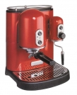 Kávovar na přípravu espressa Artisan 5KES100 (Kitchen Aid), 1 300 W, tlak 15 barů, lakovaný kov, pára, ohřívač šálků, systém porcované i sypané kávy, cena 24 490 Kč, JOY