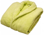 Zelený župan Vita, polyester, cena 616 Kč, www.praktiktextil.cz