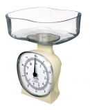Mechanická kuchyňská váha 135 Cream (SALTER), odnímatelná skleněná miska, cena 245 Kč, TRÉDL