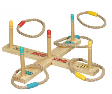 2. Set na házení kroužků Hoopla (Ridley´s Games) a další venkovní hry rozproudí zábavu, cena na dotaz, prodává např. www.zoot.cz, www.bonami.cz