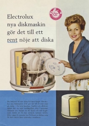 Reklama na myčku švédské značky Electrolux
