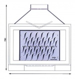 Schéma funkce dvojího spalování v podání Double Air Flow System (DAFS). DAFS umožňuje spalovat v topeništi externí vzduch z objektu. Zvyšuje se tak účinost a výkon, zároveň se snižuje spotřeba paliva a emisí CO (TOPSYS)