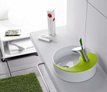 Umyvadlo Ying Yang Green, keramika, cena 4 907 Kč, PERFECTO DESIGN