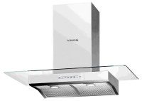 Komínový odsavač par DHD787W (DE DIETRICH) s elektronickým ovládáním, 4 rychlosti, maximální odtah 1 100 m3/h, udávaná hlučnost 49–76 dB, nerezový a uhlíkový filtr, cena 24 010 Kč, FAGOR ELEKTRO
