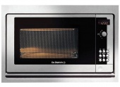 Mikrovlnná trouba s grilem DME 329 XE1 (De Dietrich), nerez, halogenový gril Quartz - 1 200 W, výkon mikrovln 1 000 W, 6 programů, 3 stupně výkonu grilu, 3 paměťové volby, otočný talíř průměru 30 cm, elektronické programování, časovač 60 min., odložený start, objem 26 l, rozměr 31,6 x 54 x 41 cm, cena 19 990 Kč, FAGOR ELEKTRO