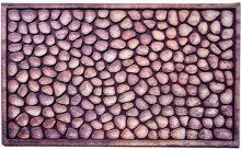 Gumová rohožka Eko River Rocks (Povi), 76 x 46 x 1 cm, cena 501 Kč, www.dekorace.cz