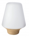 Wellness stolní lampa 40802/72/16, dřevěný podstavec, vyrábí Philips, www.ledko.cz
