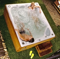 Spa Draco má 50 vodních a vzduchových trysek, speciální (pillow) trysku, 3 hydroterapeutické sestavy, osvětlení a další vybavení, cena (včetně dopravy, montáže a zaškolení) 318 000 Kč, USSPA