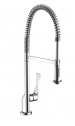 Dřezová baterie Axor Citterio, design Antonio Citterio, cena varianty Semi-Pro s vytahovací sprškou 23 450 Kč, HANSGROHE