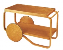 Servírovací stolek model 98 pro Artek, design Alvar Aalto, 1935-1936