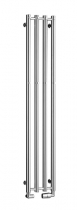 Úzký radiátor Rosendal se dá instalovat na výšku i na šířku. Vyrábí se v rozměrech 266 x 950 a 1 500 mm, v provedení nerez, chrom a bílý lak. Trubky tělesa jsou opatřené háčky, které slouží k zavěšení ručníků. Ceny (bez DPH) v nerezovém provedení 10 608 Kč, v chromu 8 726 Kč, P.M.H.